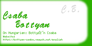 csaba bottyan business card